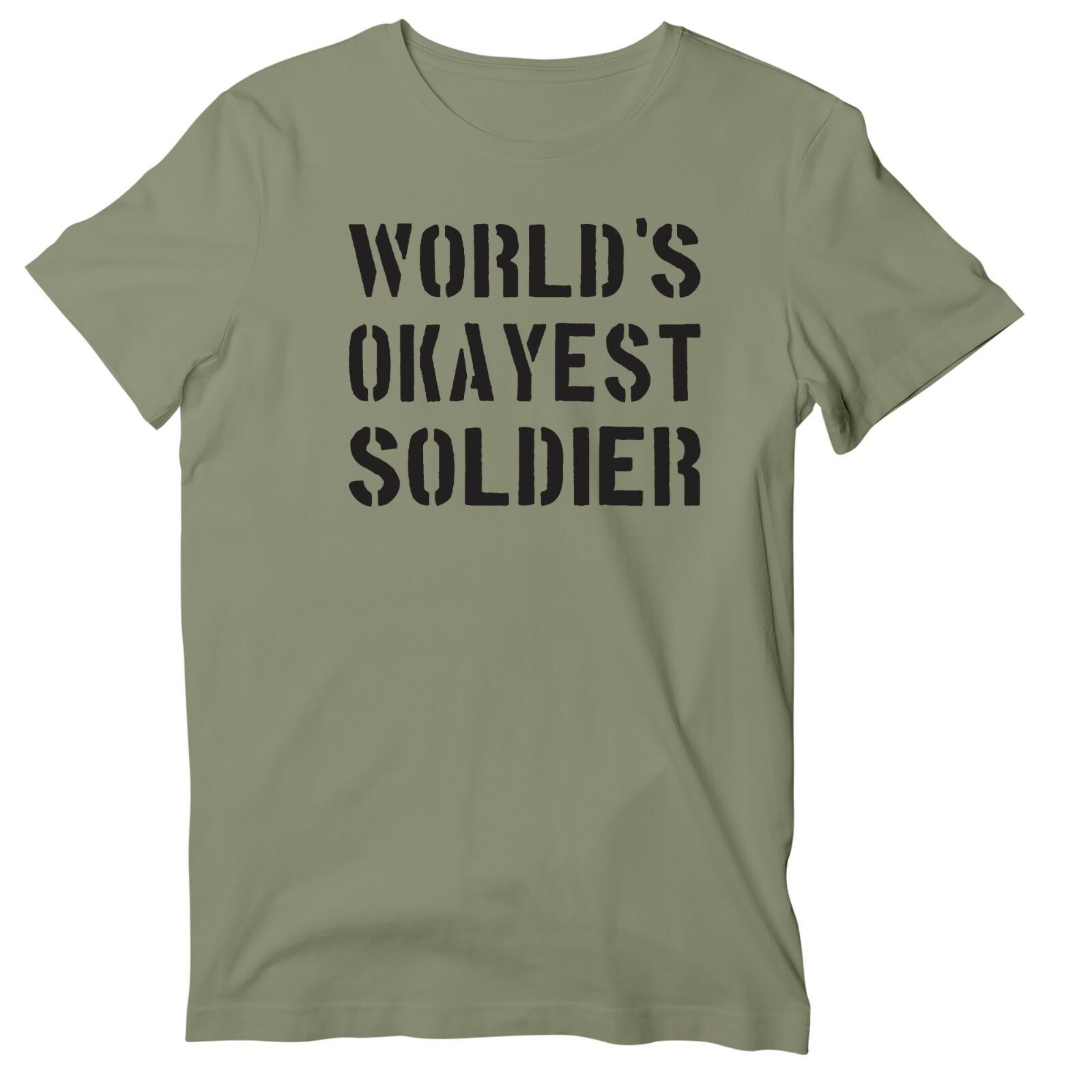 World s Okayest Soldier T-Shirt, Funny Military Short Sleeve Shirt 5XL різнокольоровий
World s Okayest Soldier T-Shirt, Funny Military Short Sleeve Shirt 5XL різнокольоровий