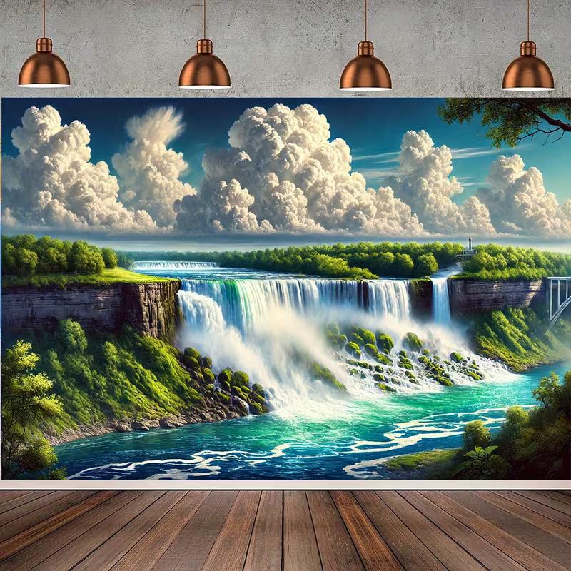 2D Niagara Waterfall Landscape Backdrop Turquoise River Portrait Studio Background 47.2x31.5inch/120*80cm
2D Niagara Waterfall Landscape Backdrop Turquoise River Portrait Studio Background 47.2x31.5inch/120*80cm