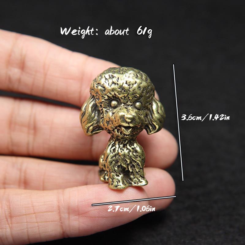 Vintage Brass Cute Dog Statue Desk Ornaments Standing Poodle Figurines Miniatures Lucky Home Decorations Accessories Child Gifts
Vintage Brass Cute Dog Statue Desk Ornaments Standing Poodle Figurines Miniatures Lucky Home Decorations Accessories Child Gifts