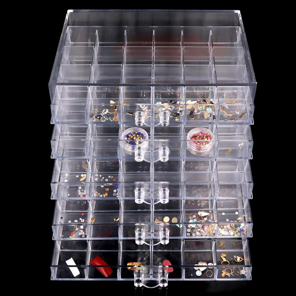 120 Slots Clear Tools Jewelry Display Storage Box Case Organizer
120 Slots Clear Tools Jewelry Display Storage Box Case Organizer