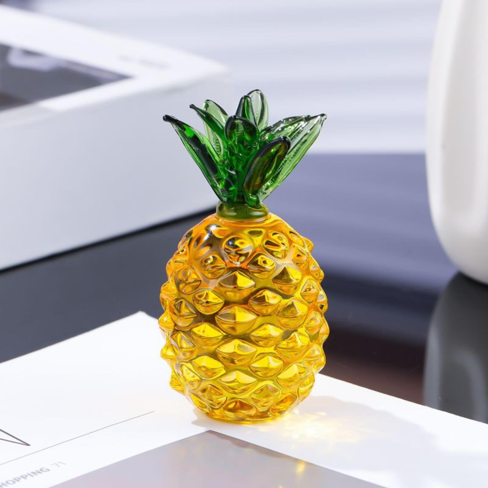 Yellow Crystal Pineapple Ornament For Home Living Room Decoration One Size
Yellow Crystal Pineapple Ornament For Home Living Room Decoration One Size