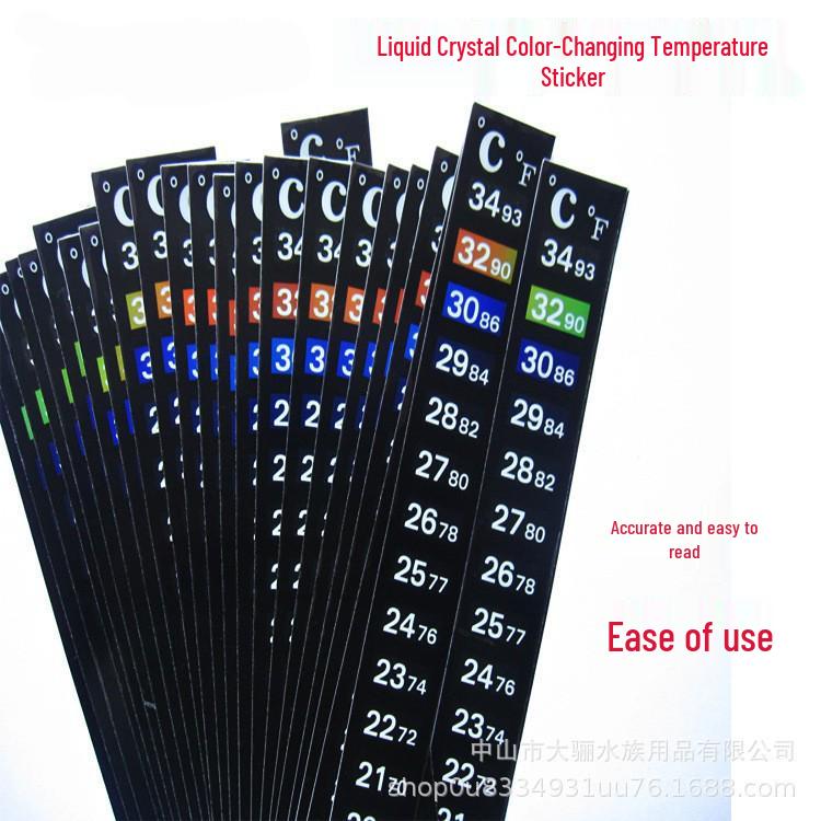 Цифровая ЖК-термополоска для аквариума с изменяющимся цветом
Цифровая ЖК-термополоска для аквариума с изменяющимся цветом