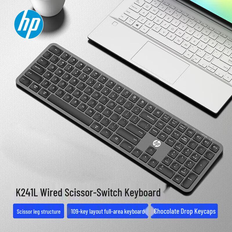 HP K241 Dual Mode Scissor Switch Keyboard
HP K241 Dual Mode Scissor Switch Keyboard