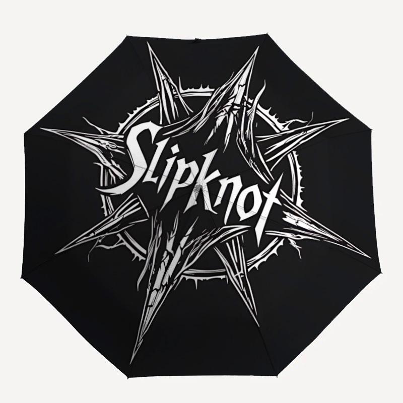 1pc Slipknot Band Automatic Folding Umbrella, Portable Collapsible Design, 8-Rib Iron Frame, , All-Season Casual Outdoor Accessory for Christmas Birth
1pc Slipknot Band Automatic Folding Umbrella, Portable Collapsible Design, 8-Rib Iron Frame, , All-Season Casual Outdoor Accessory for Christmas Birth