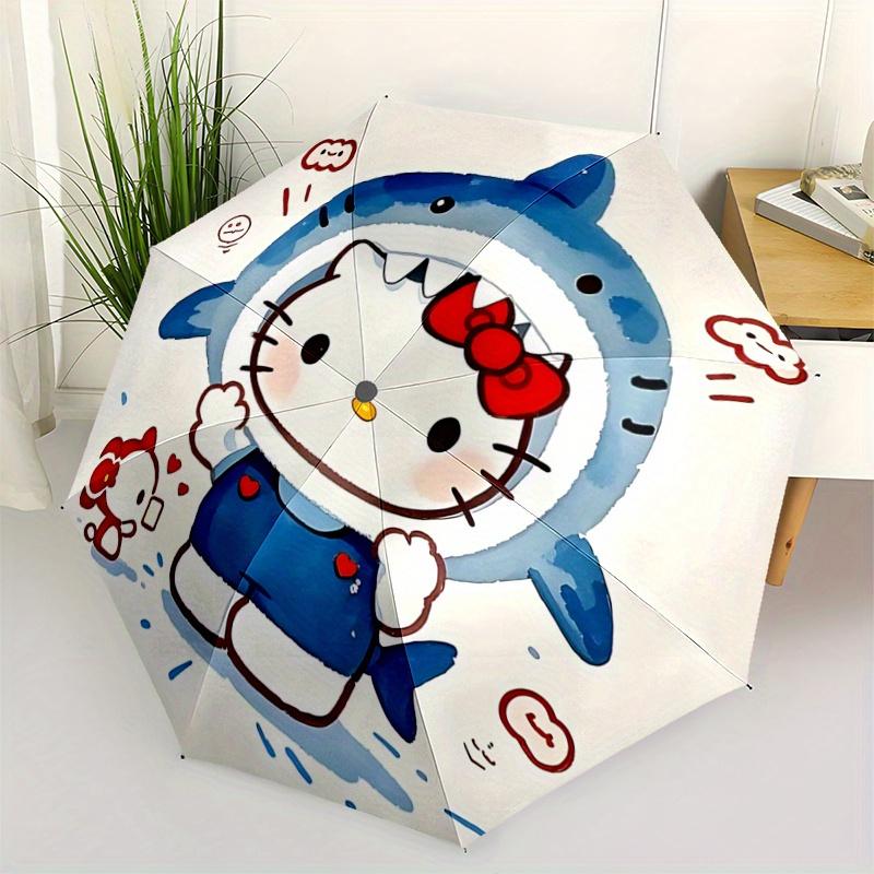 1pc Shark Hello Kitty Pattern Beautiful Looking Automatic Folding Umbrella, 3 Folding, 8 Pole Frame Design, Durable and Suitable for Travel and Daily
1pc Shark Hello Kitty Pattern Beautiful Looking Automatic Folding Umbrella, 3 Folding, 8 Pole Frame Design, Durable and Suitable for Travel and Daily