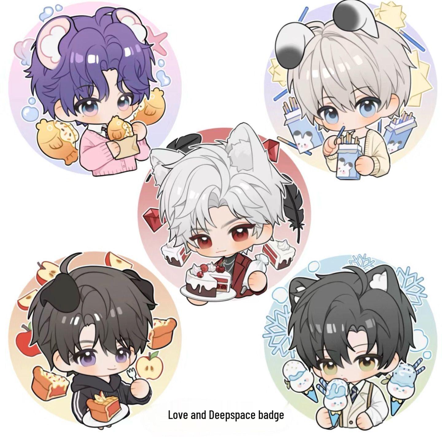 Love & Space 58mm Badge - Li Shen Qi, Yu Shen Xinghui, Xia Yizhou, Qin Che Button - Student Backpack Charm Romance and Deepspace D9-13
Love & Space 58mm Badge - Li Shen Qi, Yu Shen Xinghui, Xia Yizhou, Qin Che Button - Student Backpack Charm Romance and Deepspace D9-13