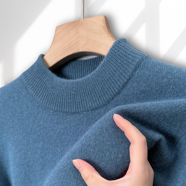 Cross2025 Men s Thickened Half-High Collar Sweater for Autumn/Winter - Solid Color Dad s Wear Base Layer Knitwear Large
Cross2025 Men s Thickened Half-High Collar Sweater for Autumn/Winter - Solid Color Dad s Wear Base Layer Knitwear Large