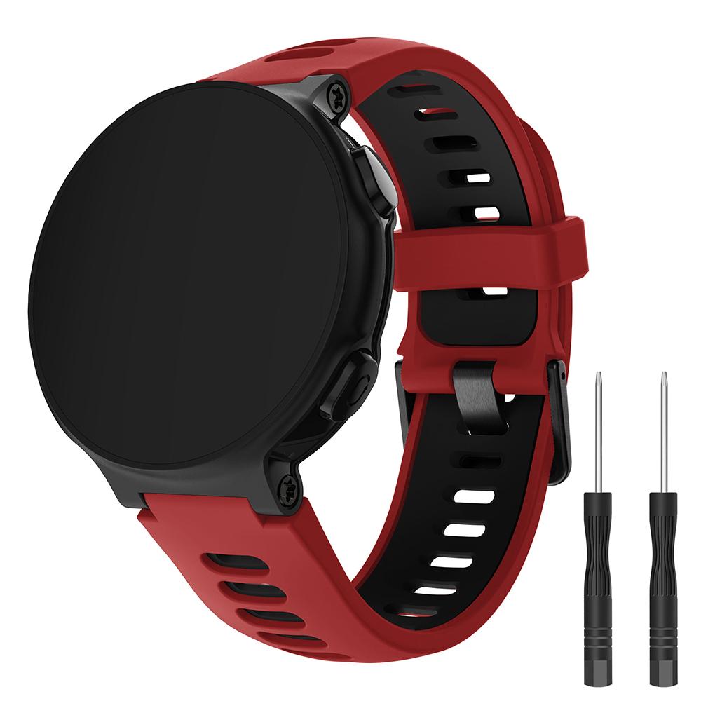 Silicone Watch Band for Garmin Forerunner 735XT 220 230 235 620 630,Dual Color Wrist Strap with Black Buckle Black/Grey
Silicone Watch Band for Garmin Forerunner 735XT 220 230 235 620 630,Dual Color Wrist Strap with Black Buckle Black/Grey