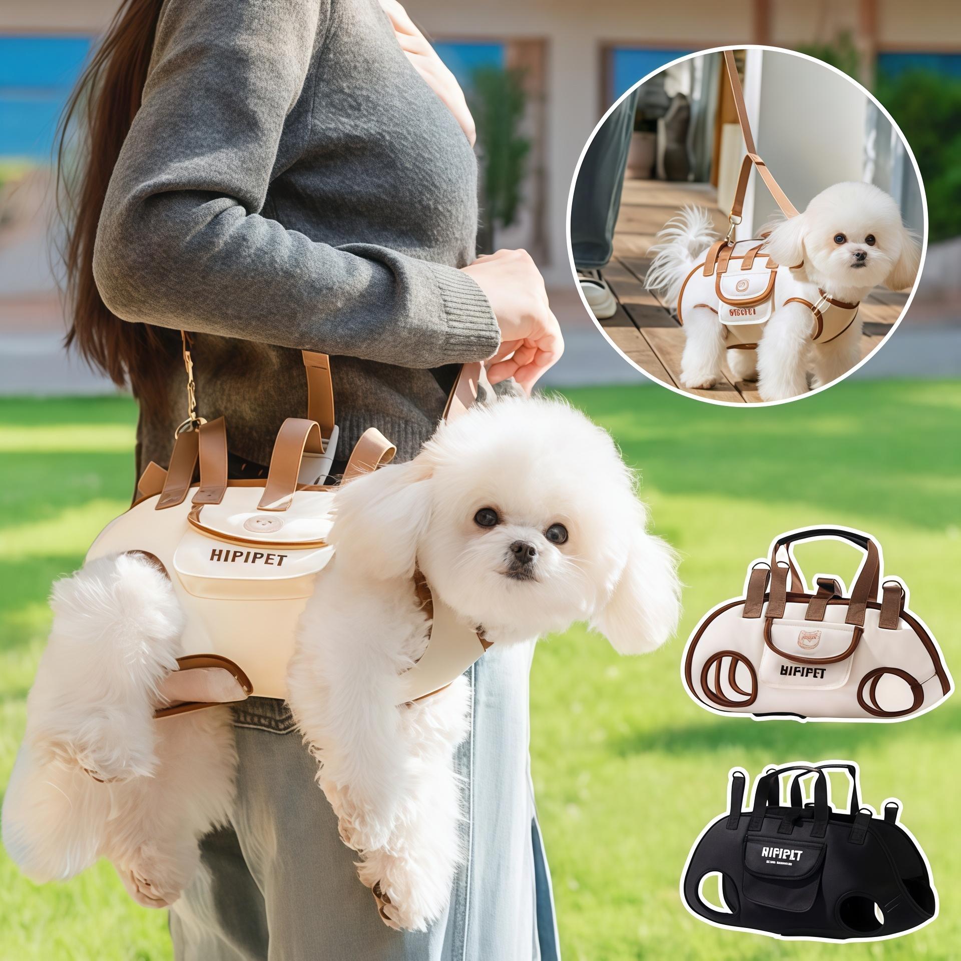 Dog Lift Harness Backpack for Small Dogs Sling Carrier with Handle Leash Pet Carrying Box Outdoor Walking Cats Carrying Supplies S чорний
Dog Lift Harness Backpack for Small Dogs Sling Carrier with Handle Leash Pet Carrying Box Outdoor Walking Cats Carrying Supplies S чорний