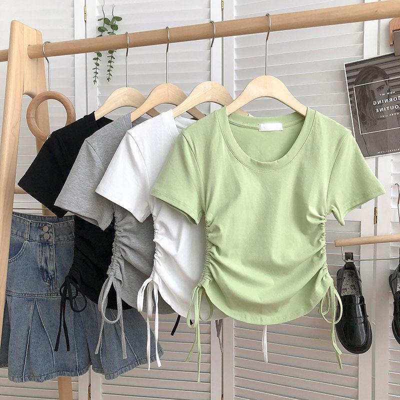 Summer 2025 Women s Round Neck, Short Sleeve Slim Fit T-shirt - High Waist, Pure Desire Style Small
Summer 2025 Women s Round Neck, Short Sleeve Slim Fit T-shirt - High Waist, Pure Desire Style Small
