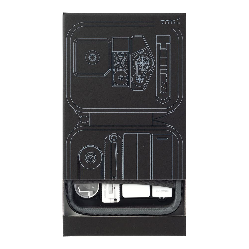 Midori Stationery Set XS Stationery Kit 8 Types Black x White Midori 70th Anniversary Limited 35458006
Midori Stationery Set XS Stationery Kit 8 Types Black x White Midori 70th Anniversary Limited 35458006
