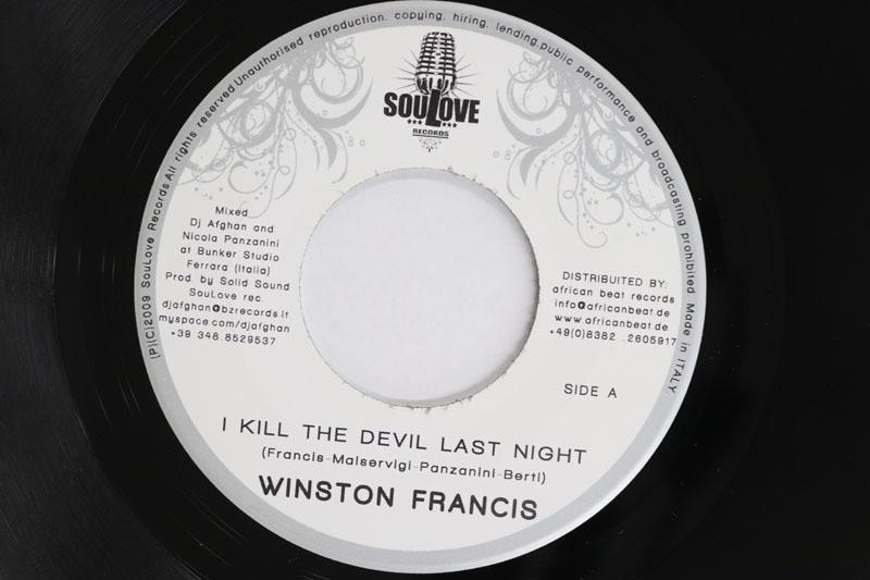 7inch Record WINSTON FRANCIS MIRIAM I Kill The Devil Last Night Rude SL702 SOULOVE RECORD 2010 Italy Reggae Ska Dub Used
7inch Record WINSTON FRANCIS MIRIAM I Kill The Devil Last Night Rude SL702 SOULOVE RECORD 2010 Italy Reggae Ska Dub Used