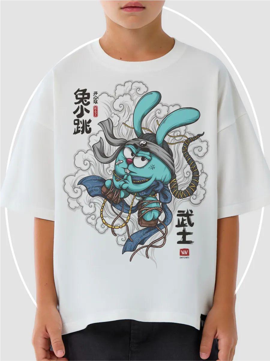 Oversized T-shirt with Kikoriki print M
Oversized T-shirt with Kikoriki print M