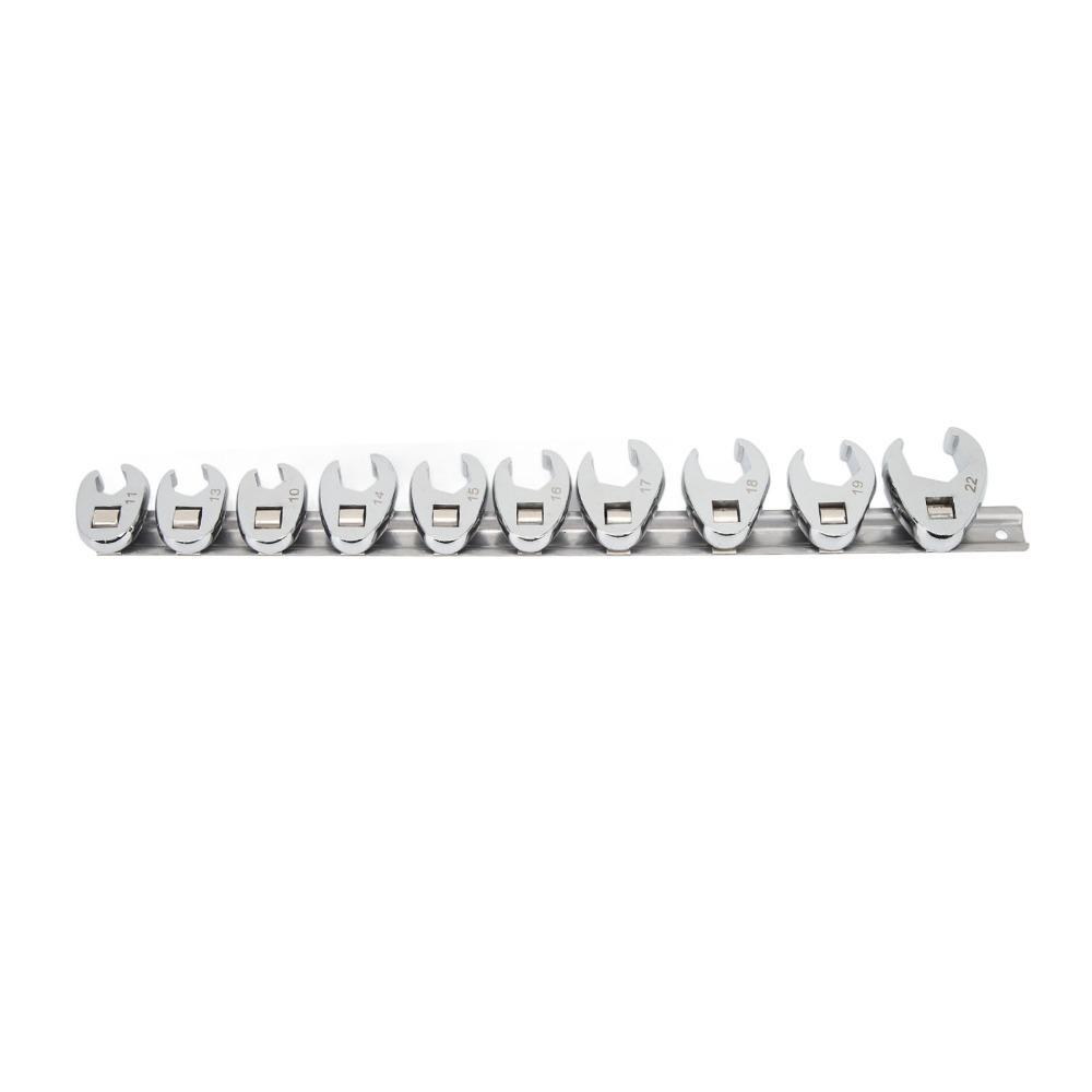 10PCS 3/8 Inch Drive Crowfoot Wrench Set Open End Wrench Set Automotive Repair 10PCS
10PCS 3/8 Inch Drive Crowfoot Wrench Set Open End Wrench Set Automotive Repair 10PCS