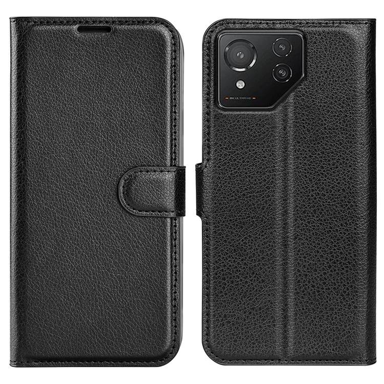For Asus ROG Phone 8 5G / Phone 8 Pro 5G Case PU Leather Litchi Texture Flip Wallet Phone Cover - Black
For Asus ROG Phone 8 5G / Phone 8 Pro 5G Case PU Leather Litchi Texture Flip Wallet Phone Cover - Black