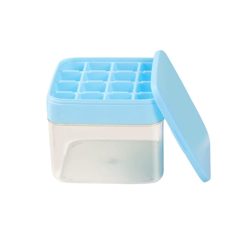 16 Grids Silicone Ice Tray Mold With One Click Press Round Ice Ball Maker For Home Office Use синий
16 Grids Silicone Ice Tray Mold With One Click Press Round Ice Ball Maker For Home Office Use синий
