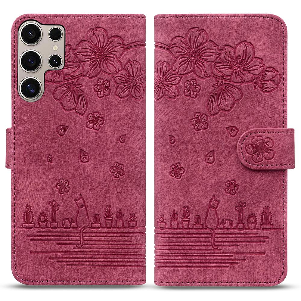For Samsung Galaxy S25 Ultra Case Flip Stand Leather Phone Cover Cherry Blossom Cat Imprinted C
For Samsung Galaxy S25 Ultra Case Flip Stand Leather Phone Cover Cherry Blossom Cat Imprinted C