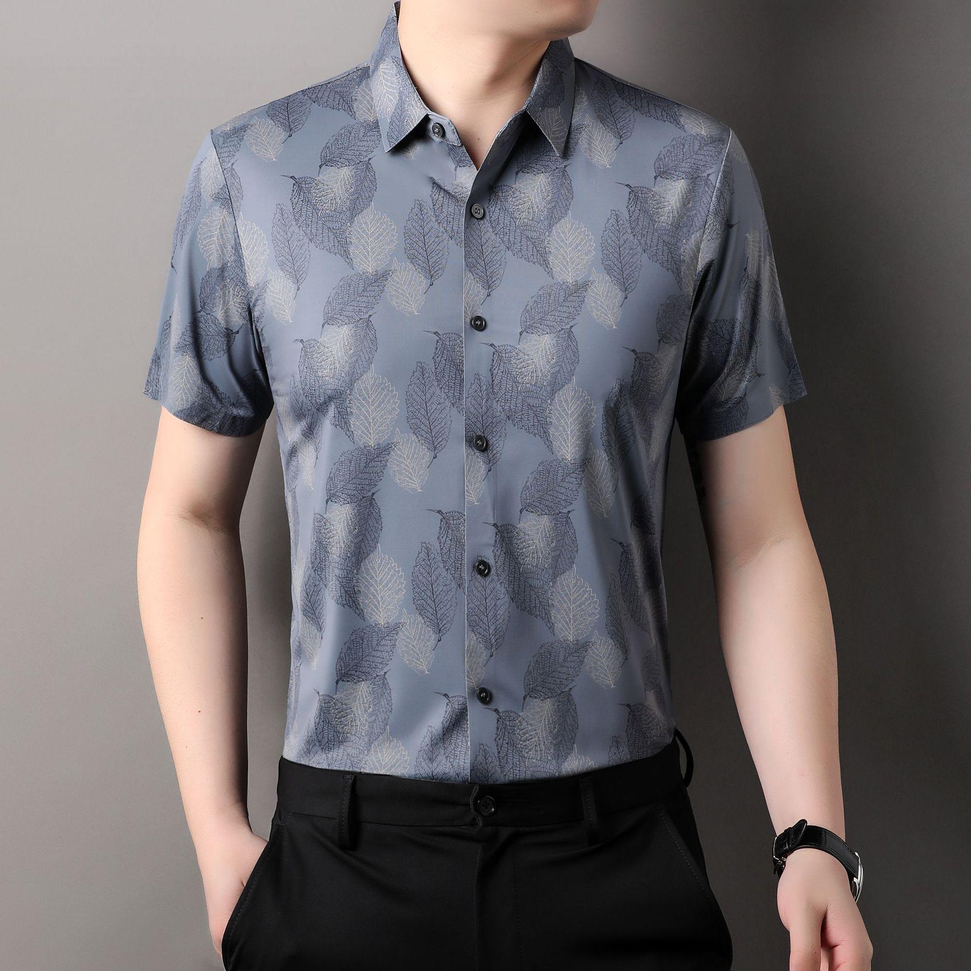 Рубашка с короткими рукавами с принтом для мужчин, летняя новая модная тенденция, свободная деловая повседневная дышащая шелковая шелковая рубашка для катания на коньках 4XL
Рубашка с короткими рукавами с принтом для мужчин, летняя новая модная тенденция, свободная деловая повседневная дышащая шелковая шелковая рубашка для катания на коньках 4XL