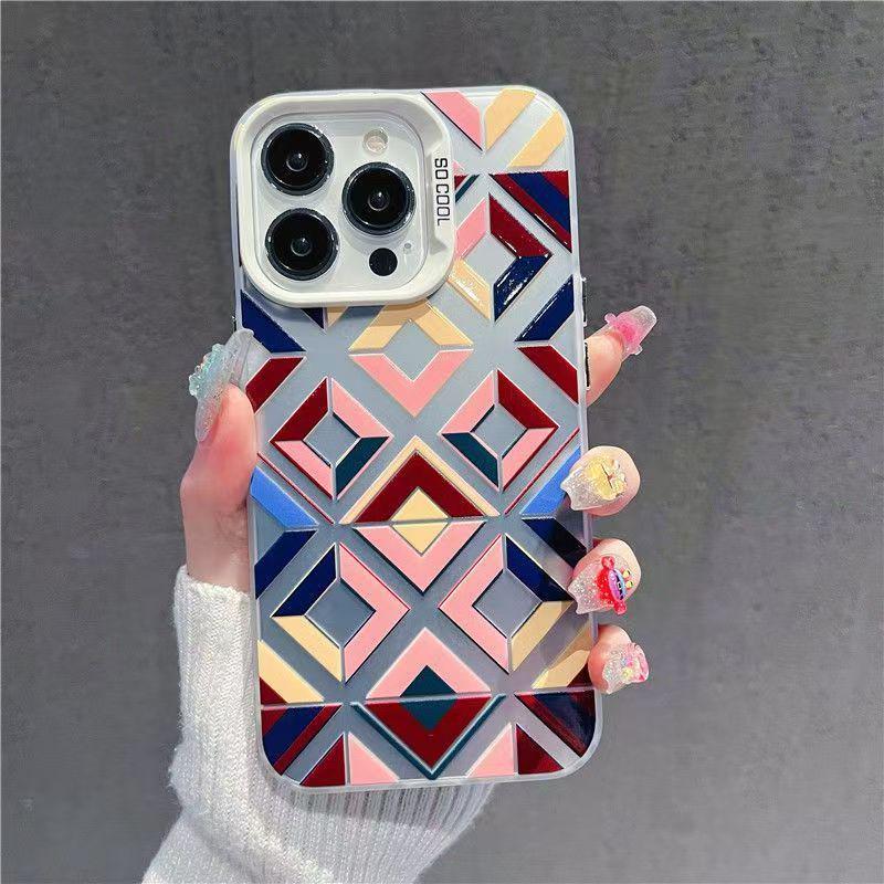 Creative Rhombus Case for Apple iPhone 17, 16Pro, 15Promax, 14Pro iPhone 8Plus
Creative Rhombus Case for Apple iPhone 17, 16Pro, 15Promax, 14Pro iPhone 8Plus