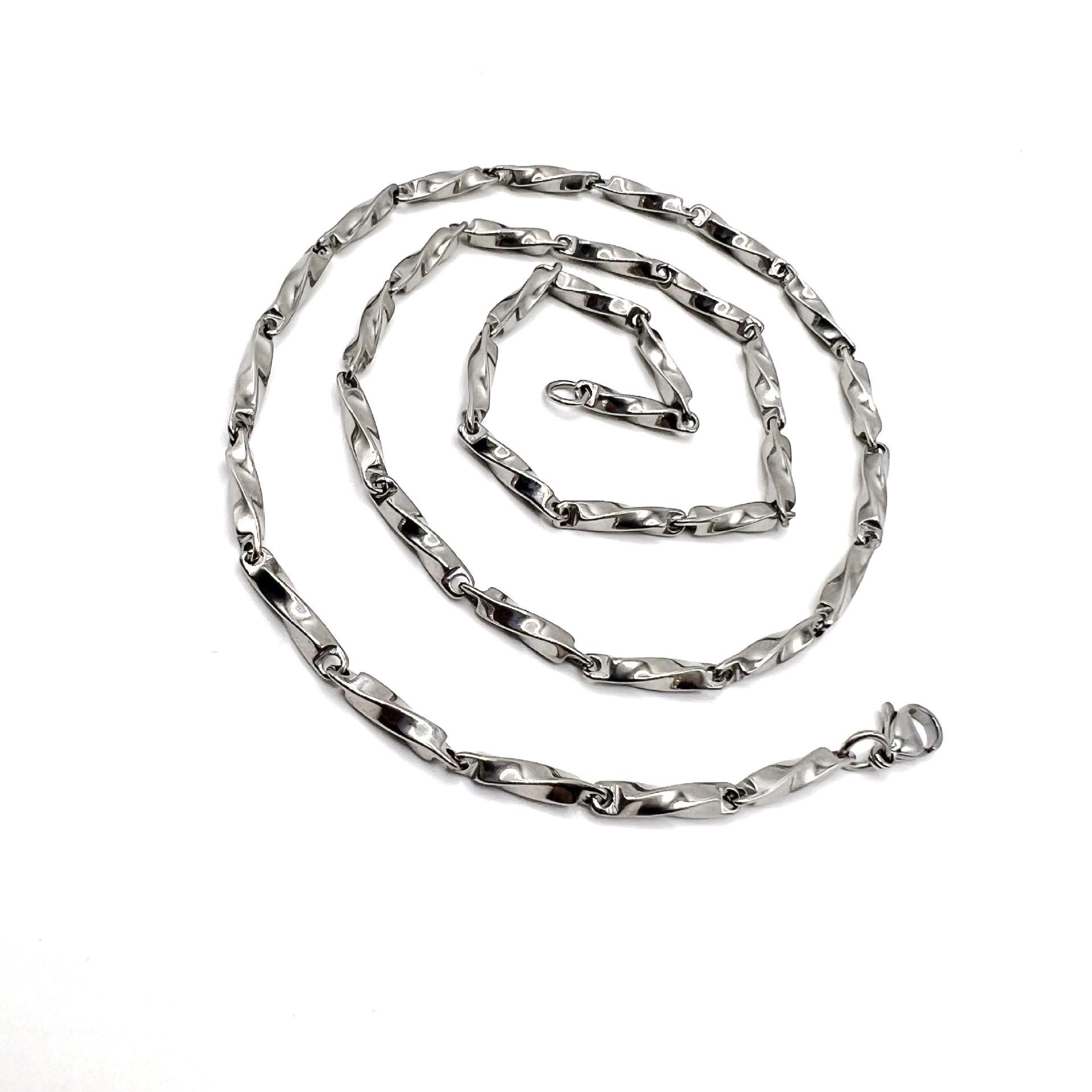 Men s Trendy Titanium Bamboo Chain Necklace – Simple, Versatile, Fashionable Hip Hop Style. 19cm
Men s Trendy Titanium Bamboo Chain Necklace – Simple, Versatile, Fashionable Hip Hop Style. 19cm