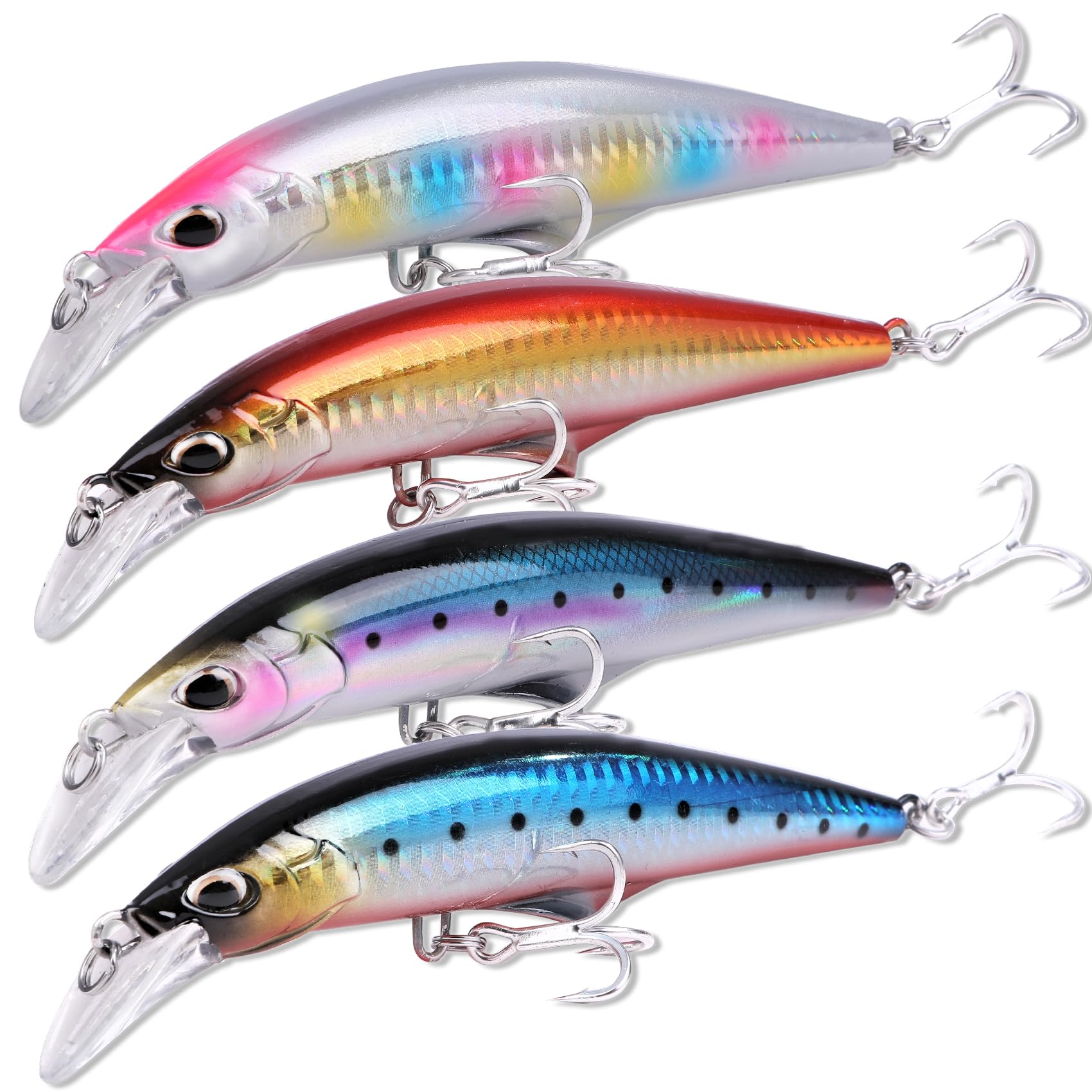 Contyu Blue Fish Lure Set Minnow Flounder Seabass 4 шт. 120 мм 45 г Тяжелая тонущая проникающая проволока (120мм45г, цвет А (Набор из 4))
Contyu Blue Fish Lure Set Minnow Flounder Seabass 4 шт. 120 мм 45 г Тяжелая тонущая проникающая проволока (120мм45г, цвет А (Набор из 4))