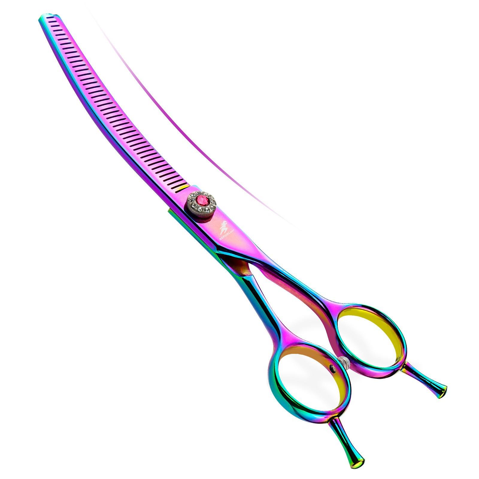 7.0 inch colored fish bone dense teeth curved teeth cosmetic scissors curved teeth scissors, pet trimming scissors curved teeth scissors pet curved
7.0 inch colored fish bone dense teeth curved teeth cosmetic scissors curved teeth scissors, pet trimming scissors curved teeth scissors pet curved