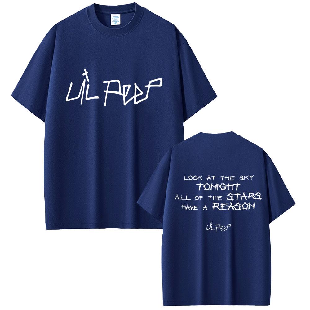 Rapper Lil Peep Look At The Sky Tonight All of The Stars Have A Reason Tshirts Men Womens Hip Hop Fashion Pop Music T Shirts 4XL
Rapper Lil Peep Look At The Sky Tonight All of The Stars Have A Reason Tshirts Men Womens Hip Hop Fashion Pop Music T Shirts 4XL