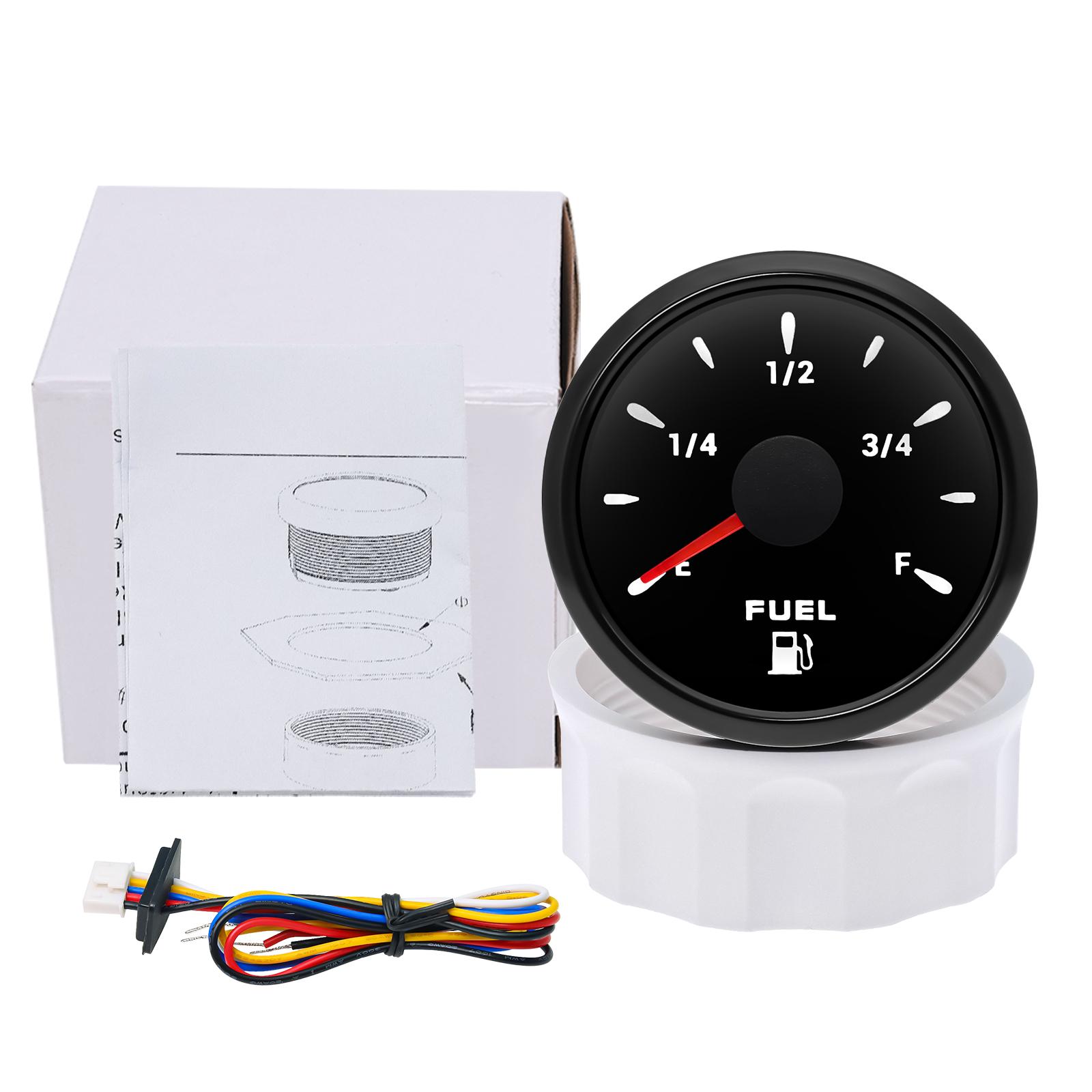 7 Color Light 52mm Fuel Level Gauge+ 0-190 ohm Fuel Float Sensor 100~500mm Oil Tank Meter Indicator For Car Boat Marine RV Yacht
7 Color Light 52mm Fuel Level Gauge+ 0-190 ohm Fuel Float Sensor 100~500mm Oil Tank Meter Indicator For Car Boat Marine RV Yacht