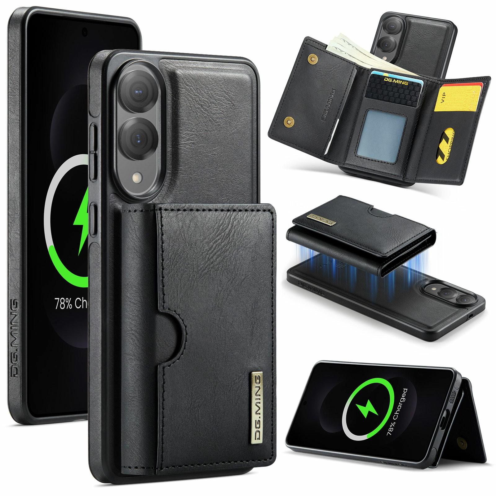 DG.MING M6 Series For Samsung Galaxy S25 Edge Case Magnetic Wallet PU + PC + TPU Phone Cover A
DG.MING M6 Series For Samsung Galaxy S25 Edge Case Magnetic Wallet PU + PC + TPU Phone Cover A