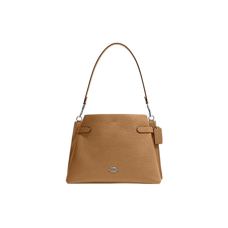 Coach Hanna 30 Silver Letter Logo Plaque Solid Color Zipper Magnetic Closure Leather Tote Shopping Bag Women tote Brown CH194-SVQD Basic Set (Bag+Dust Bag)
Coach Hanna 30 Silver Letter Logo Plaque Solid Color Zipper Magnetic Closure Leather Tote Shopping Bag Women tote Brown CH194-SVQD Basic Set (Bag+Dust Bag)