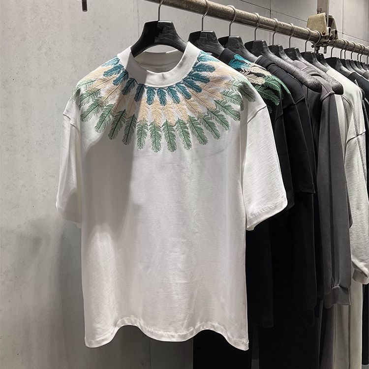 ROADVIBE Mens T-shirt O Neck Slim Fit Tops Embroidery Male Tees Shirts Short Quarter Sleeve New in Original Wholesale Kpop Basic Clothes M
ROADVIBE Mens T-shirt O Neck Slim Fit Tops Embroidery Male Tees Shirts Short Quarter Sleeve New in Original Wholesale Kpop Basic Clothes M