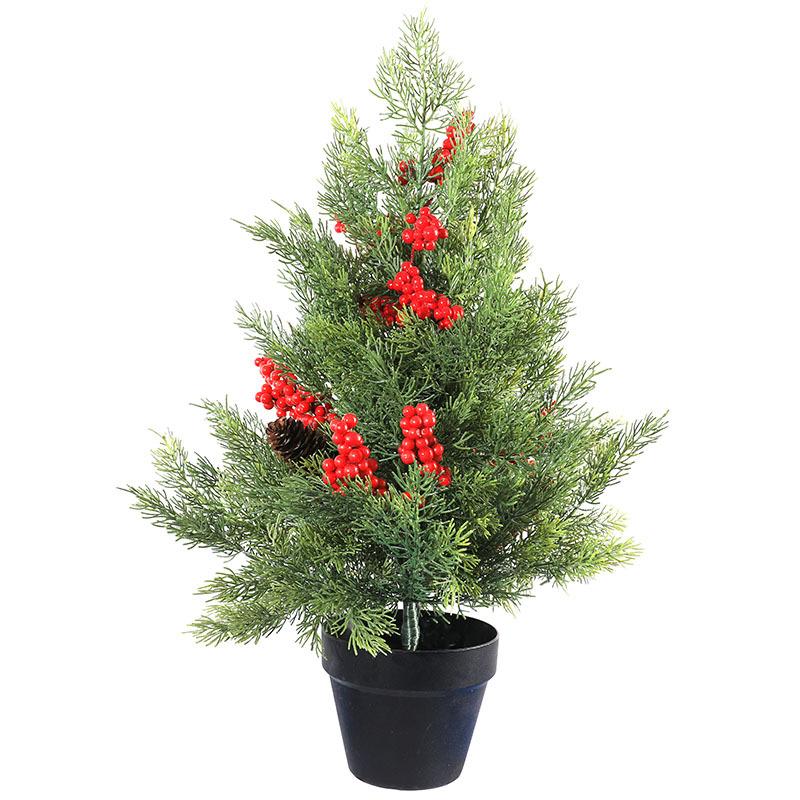 60Cm Artificial Cypress Leaf Pe Desktop Christmas Tree Artificial Christmas Decoration Red Berry Home Ornament
60Cm Artificial Cypress Leaf Pe Desktop Christmas Tree Artificial Christmas Decoration Red Berry Home Ornament