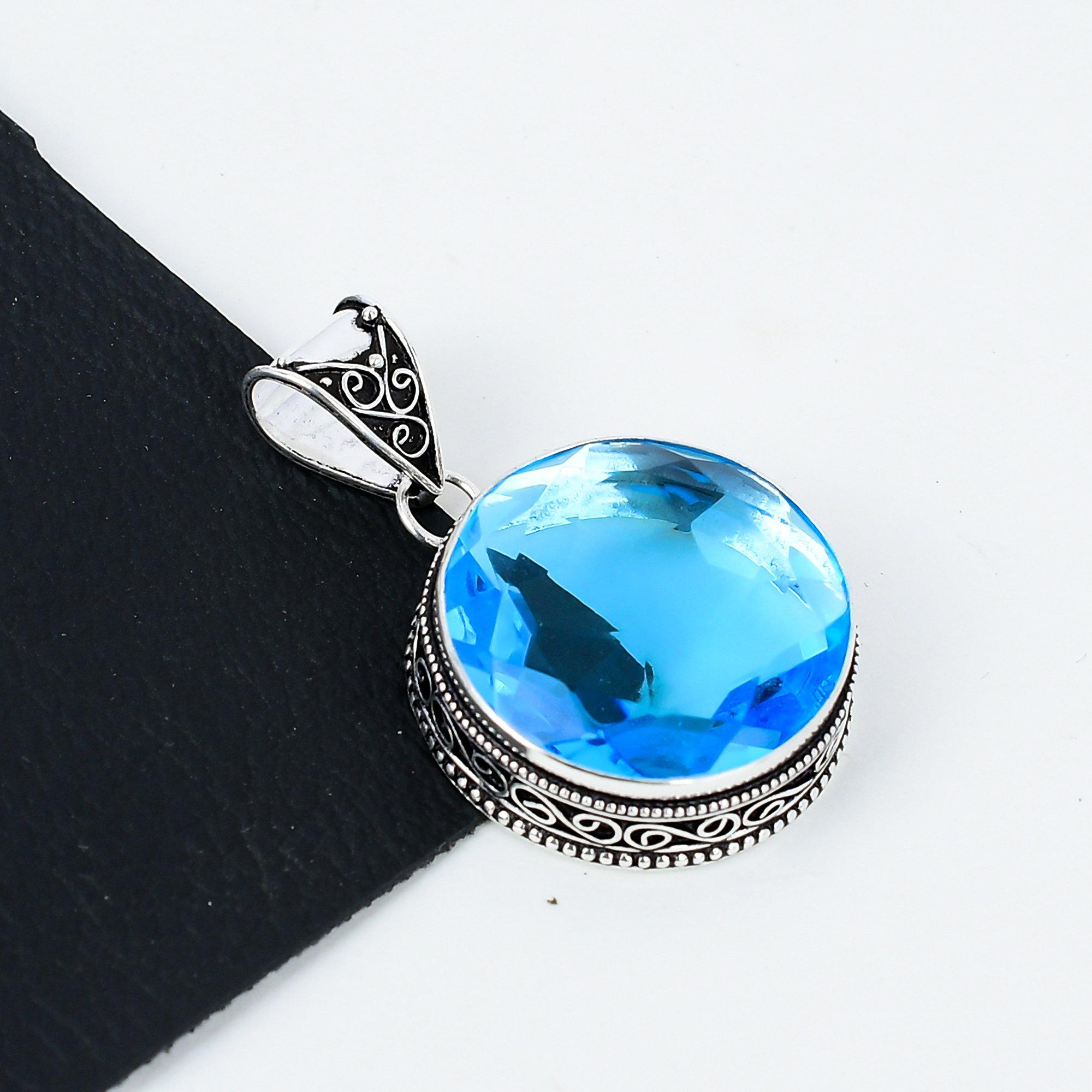 Серебряный кулон с драгоценным камнем Swiss Blue Topaz из стерлингового серебра 925 пробы — дизайн ручной работы, повседневные украшения, уникальные подарки с подвеской Swiss Blue Topaz 2.16 синий
Серебряный кулон с драгоценным камнем Swiss Blue Topaz из стерлингового серебра 925 пробы — дизайн ручной работы, повседневные украшения, уникальные подарки с подвеской Swiss Blue Topaz 2.16 синий