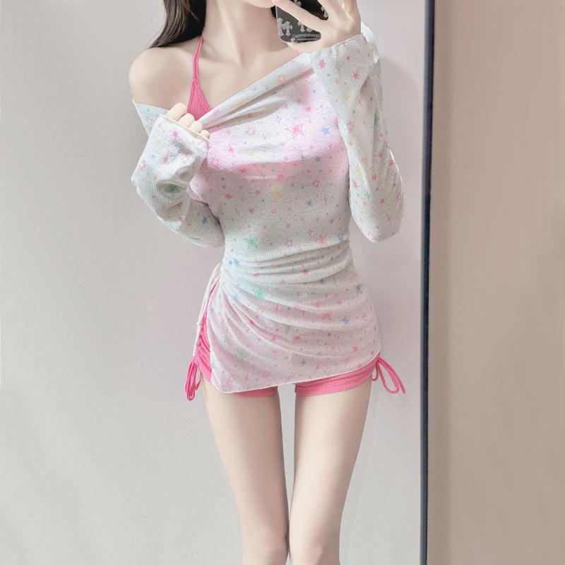 2026 Women s High-End Resort Three-Piece Swimsuit: Long Sleeve, Sun Protection, Sexy Seaside Pure Desire XL (55-60 kg) розовый
2026 Women s High-End Resort Three-Piece Swimsuit: Long Sleeve, Sun Protection, Sexy Seaside Pure Desire XL (55-60 kg) розовый