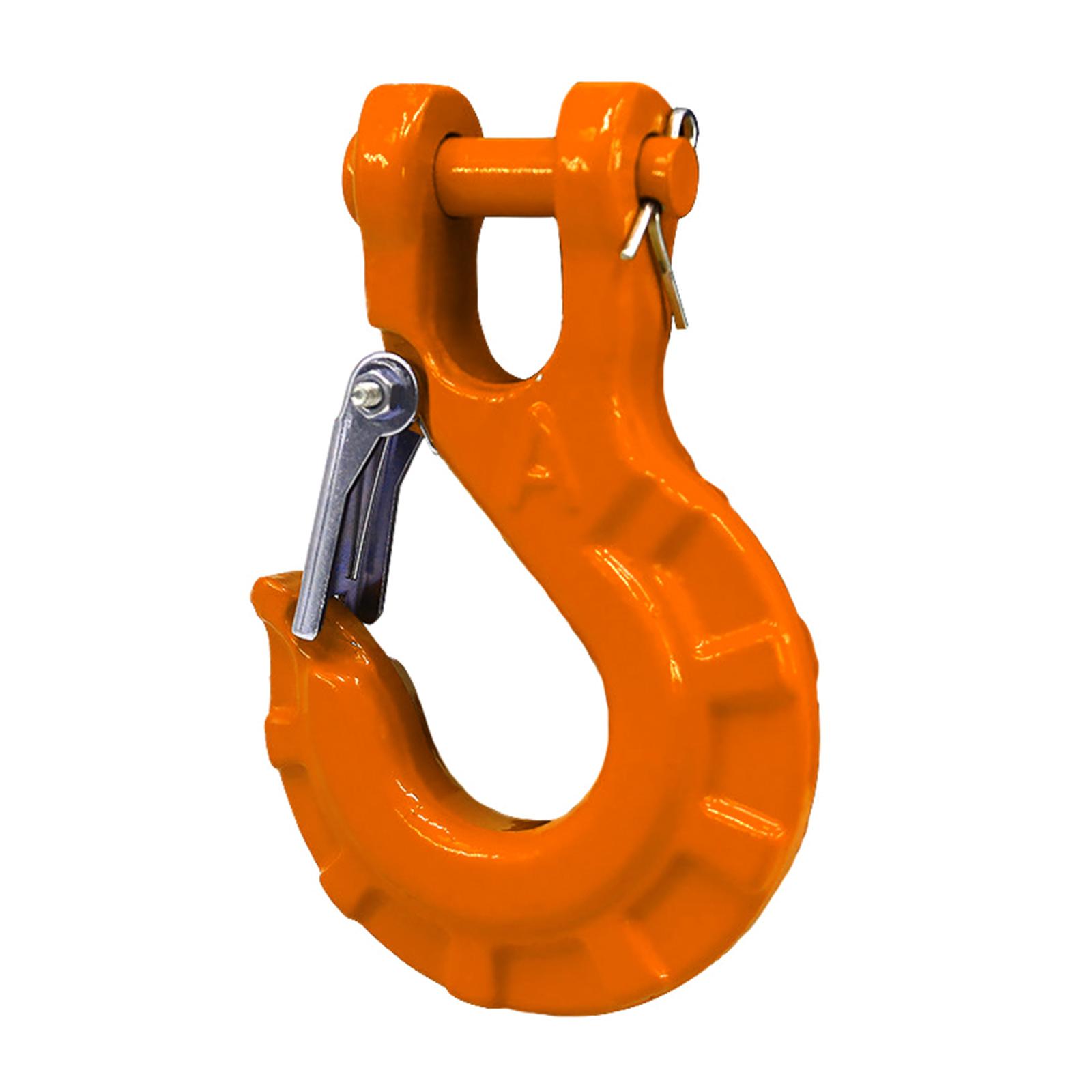 Скользящий крюк с головкой с защелками, 3/8 дюйма, сталь из легированной стали класса 70, нагрузка 6613 фунтов для прицепа для буксировки автомобиля 5
Скользящий крюк с головкой с защелками, 3/8 дюйма, сталь из легированной стали класса 70, нагрузка 6613 фунтов для прицепа для буксировки автомобиля 5