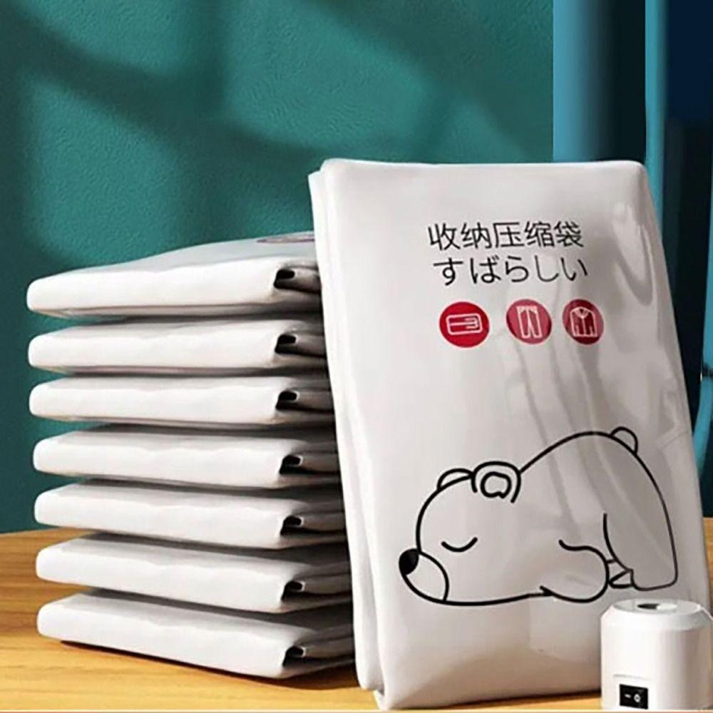 Large Capacity Stuff Bag Reusable Buggy Bag Portable Compression Storage Bag Move Milk white-50X70cm
Large Capacity Stuff Bag Reusable Buggy Bag Portable Compression Storage Bag Move Milk white-50X70cm