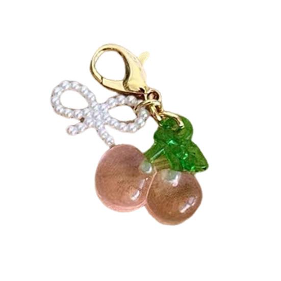 Keychain Pendant Bowknot Decor Simulated Fruit Design Key Chain with Universal Lobster Clasp Keys Bags Phones Accessory B
Keychain Pendant Bowknot Decor Simulated Fruit Design Key Chain with Universal Lobster Clasp Keys Bags Phones Accessory B