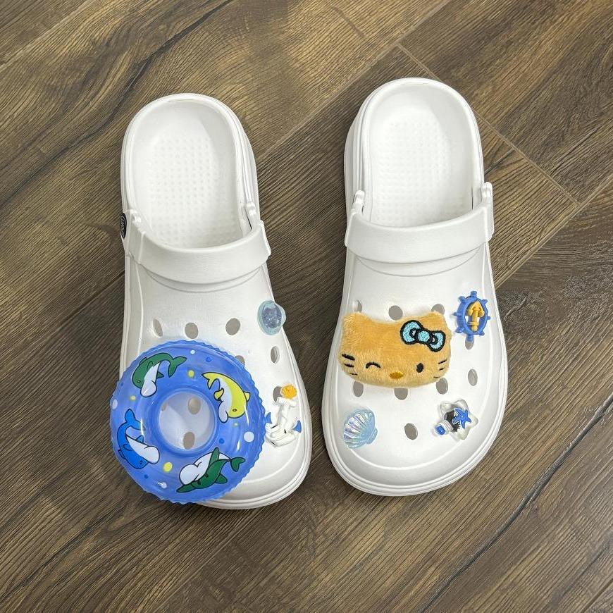 Плавательный круг KT дырявые туфли лето новый тренд DIY утолщенная подошва нескользящие сумка голова крутые шлепанцы 36/37 (suitable for size 35/36)
Плавательный круг KT дырявые туфли лето новый тренд DIY утолщенная подошва нескользящие сумка голова крутые шлепанцы 36/37 (suitable for size 35/36)
