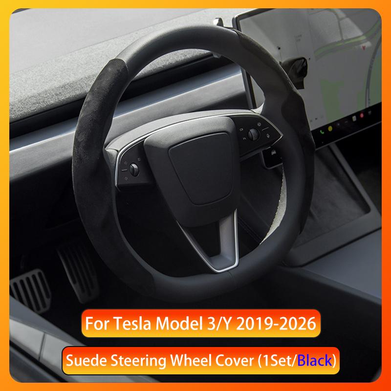 For Tesla Model 3/Y Highland Juniper Steering Wheel Cover Suede Sport Steering Wheel Cover All Season Universal Car Accessories Model 3 Y&5 seats чёрный
For Tesla Model 3/Y Highland Juniper Steering Wheel Cover Suede Sport Steering Wheel Cover All Season Universal Car Accessories Model 3 Y&5 seats чёрный