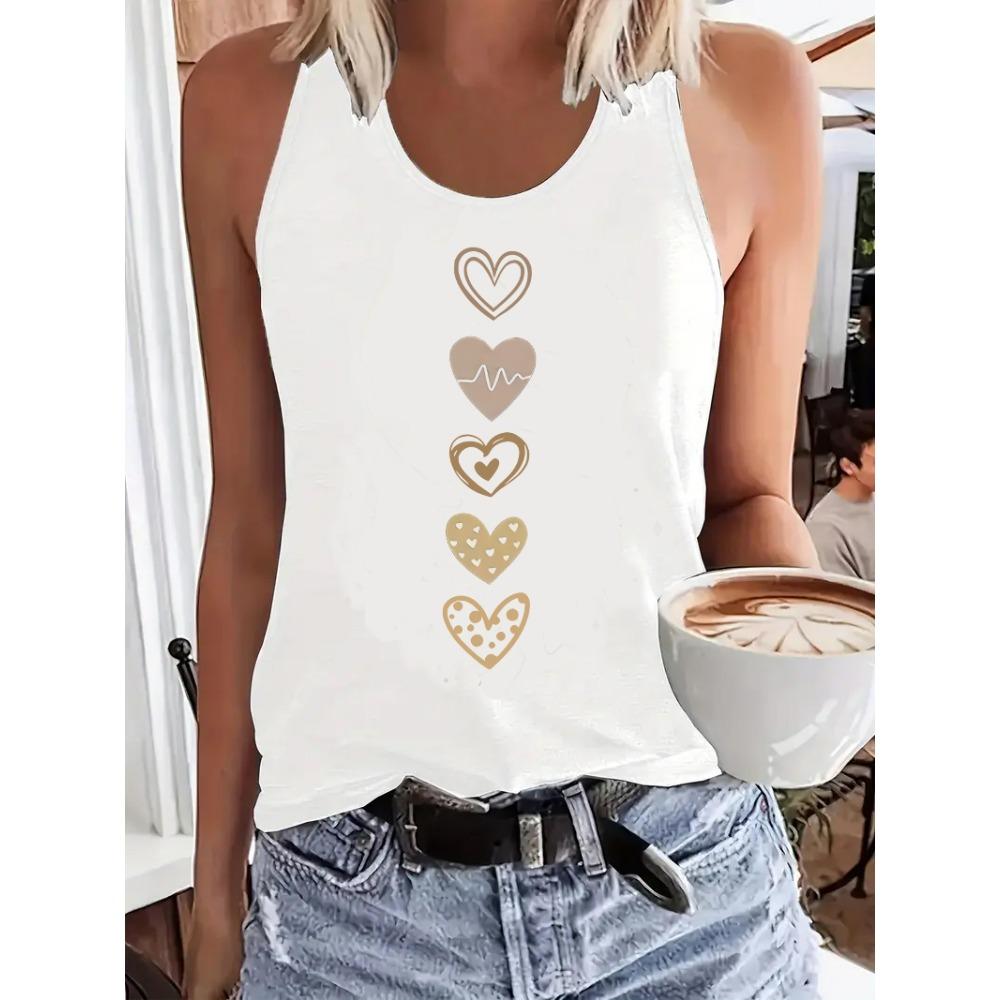 Women s sleeveless round neck casual top with vest pattern for summer and spring XL
Women s sleeveless round neck casual top with vest pattern for summer and spring XL