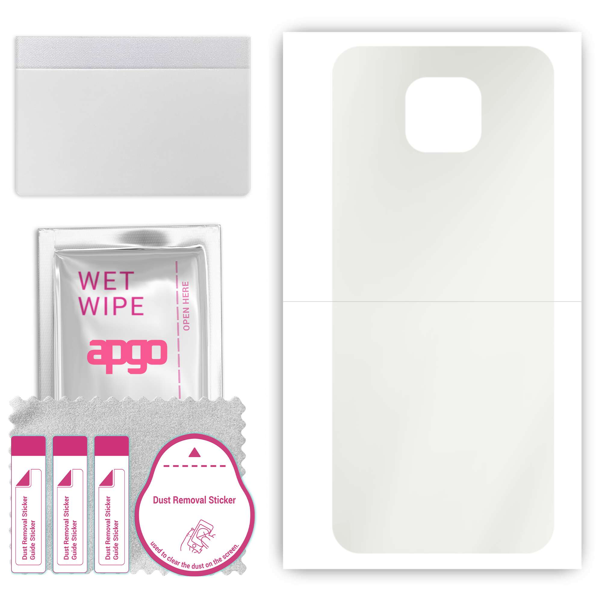 apgo MATTE Protective Skin Sticker for the back compatible with Motorola Moto G9, Wrap Film, Hydrogel Film, Flexible, Soft TPU with positioning layer
apgo MATTE Protective Skin Sticker for the back compatible with Motorola Moto G9, Wrap Film, Hydrogel Film, Flexible, Soft TPU with positioning layer
