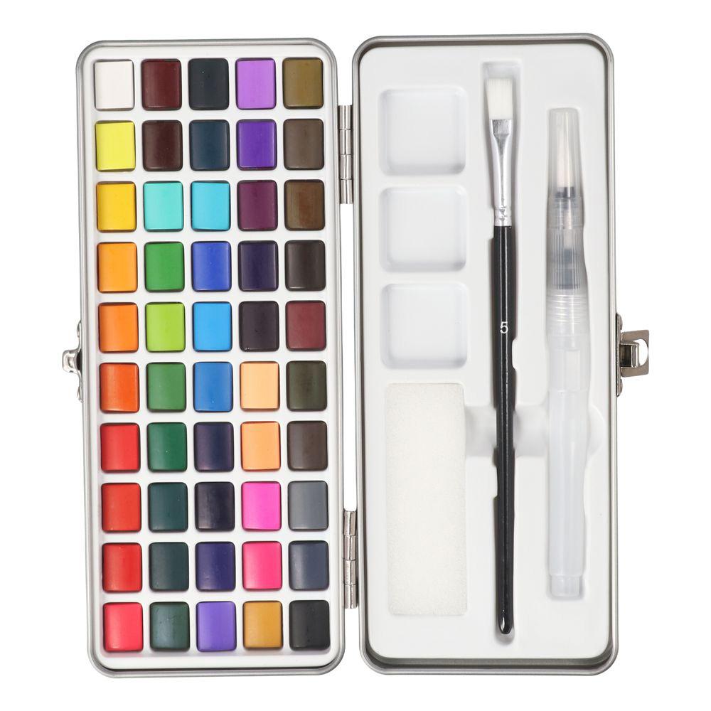 Pigments Painting Set 50 Colors Drawing Pencil Art Supplies Water Brush Pens For Adults
Pigments Painting Set 50 Colors Drawing Pencil Art Supplies Water Brush Pens For Adults