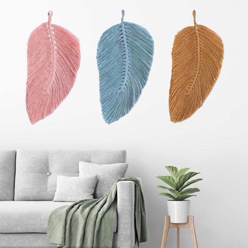 Scandinavian Cotton Thread Pendant Leaves Room Hanging Backdrop Decoration Hand-Woven
Scandinavian Cotton Thread Pendant Leaves Room Hanging Backdrop Decoration Hand-Woven