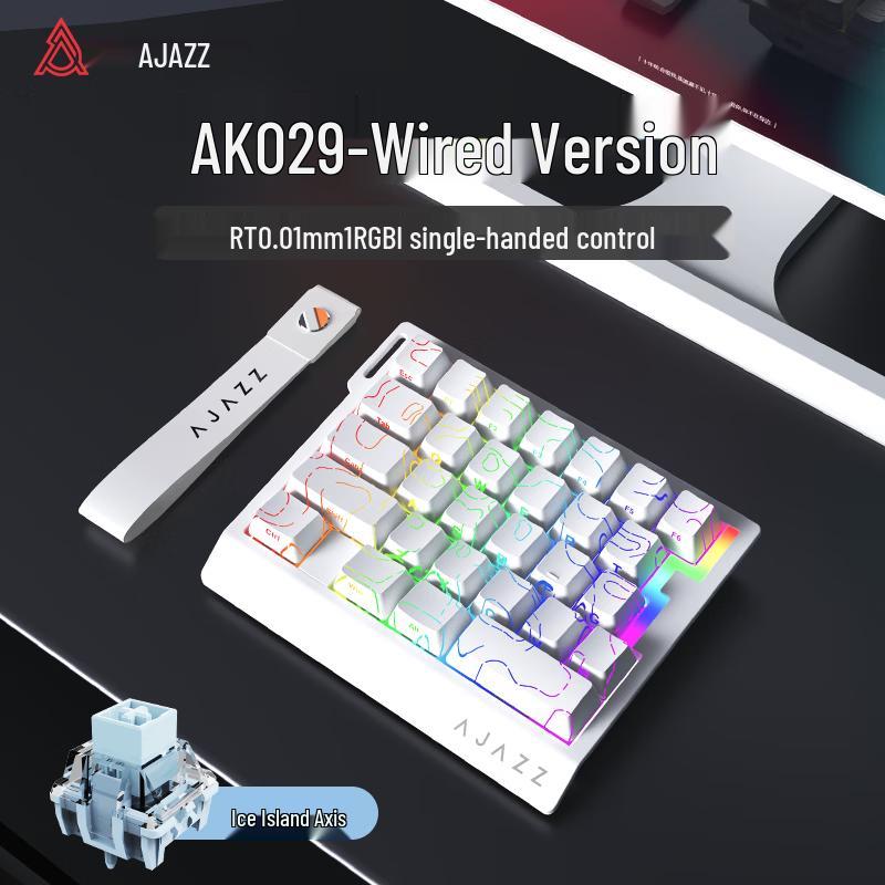 AJAZZ AK029 Дротова ігрова клавіатура на 29 клавіш для однієї руки з магнітами
AJAZZ AK029 Дротова ігрова клавіатура на 29 клавіш для однієї руки з магнітами