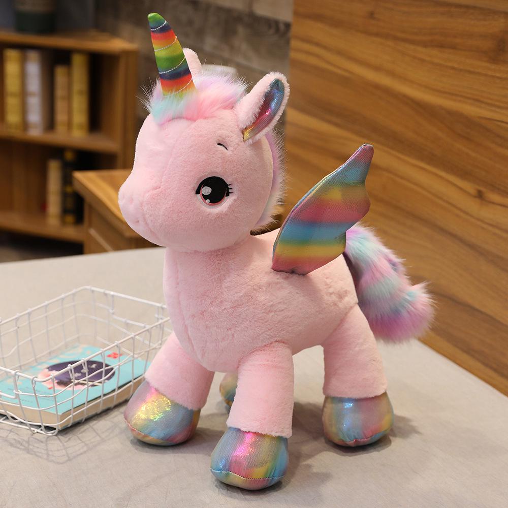 Rainbow Pegasus Unicorn Plush Toy - Angel Pony Doll Home Decoration 40cm (0.25kg)
Rainbow Pegasus Unicorn Plush Toy - Angel Pony Doll Home Decoration 40cm (0.25kg)