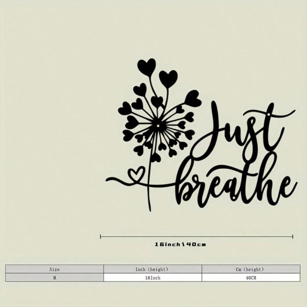 Inspirational Iron Wall Art Dandelion Design Black Metal Decoration for Home Office Garden Gift різнокольоровий
Inspirational Iron Wall Art Dandelion Design Black Metal Decoration for Home Office Garden Gift різнокольоровий