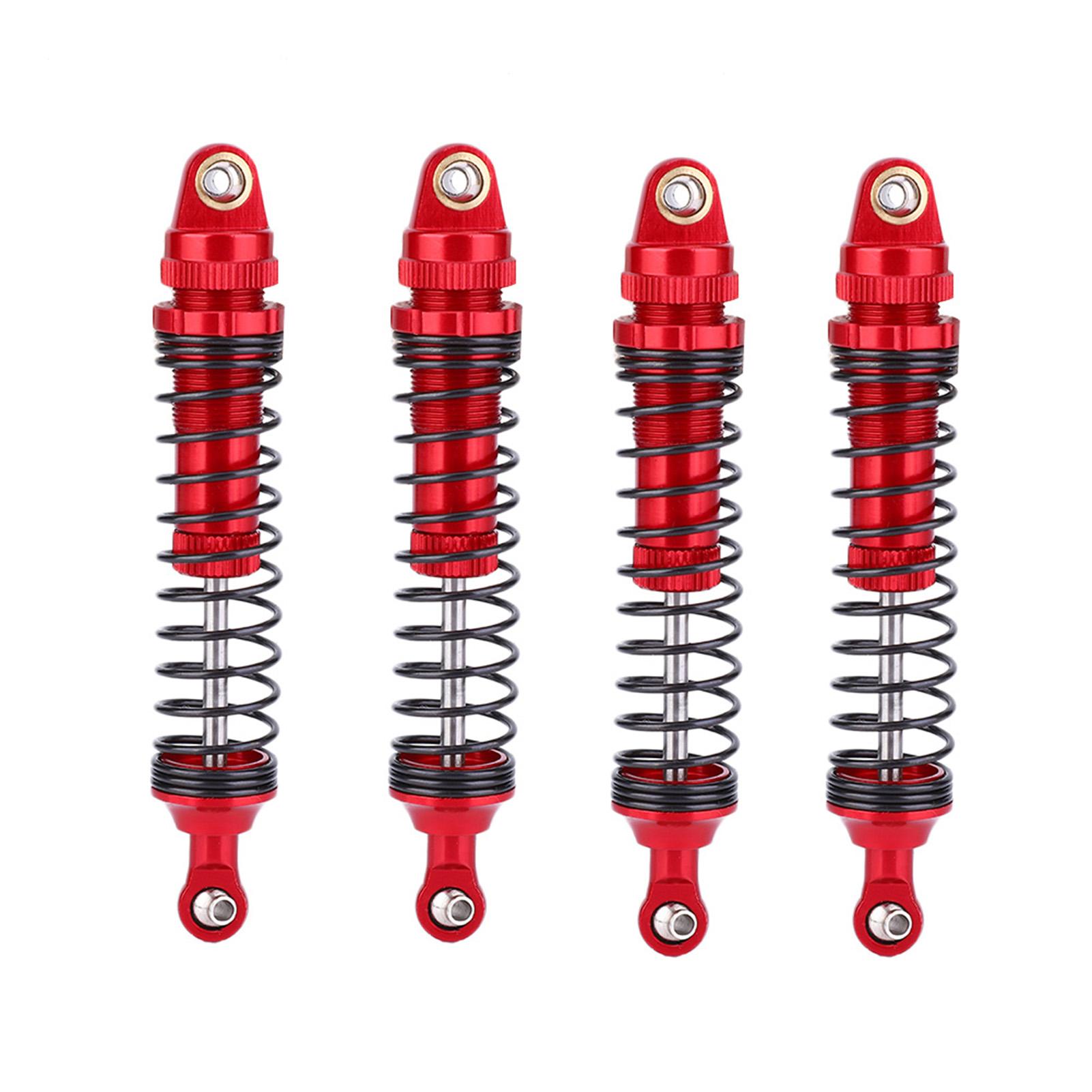 4pcs Aluminium Alloy Red RC Shock Absorber Accessory Fit for SCX10 D90 1 10 RC Crawler Car 100mm/3.94in
4pcs Aluminium Alloy Red RC Shock Absorber Accessory Fit for SCX10 D90 1 10 RC Crawler Car 100mm/3.94in