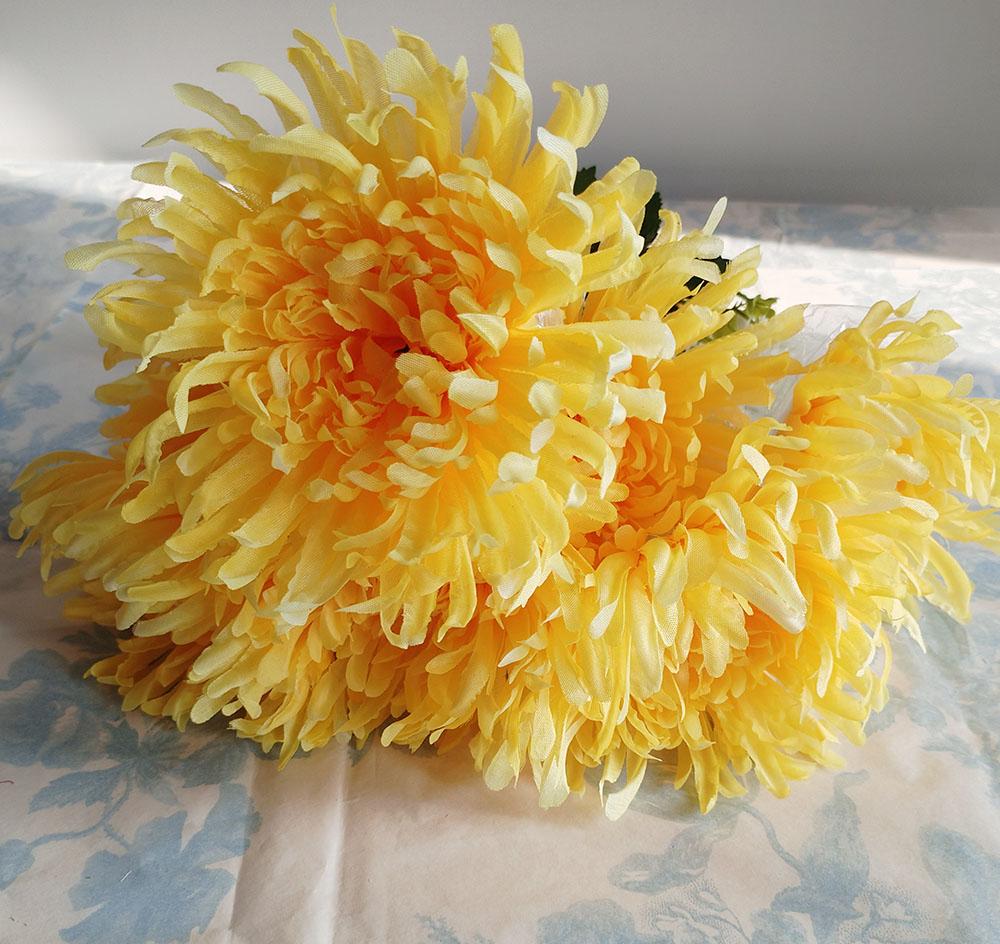 7-head Artificial Flower Chrysanthemum Bouquet Simulation Flower DIY Flower Materials For Wedding Decoration Home Decorations 5pcs жёлтый
7-head Artificial Flower Chrysanthemum Bouquet Simulation Flower DIY Flower Materials For Wedding Decoration Home Decorations 5pcs жёлтый
