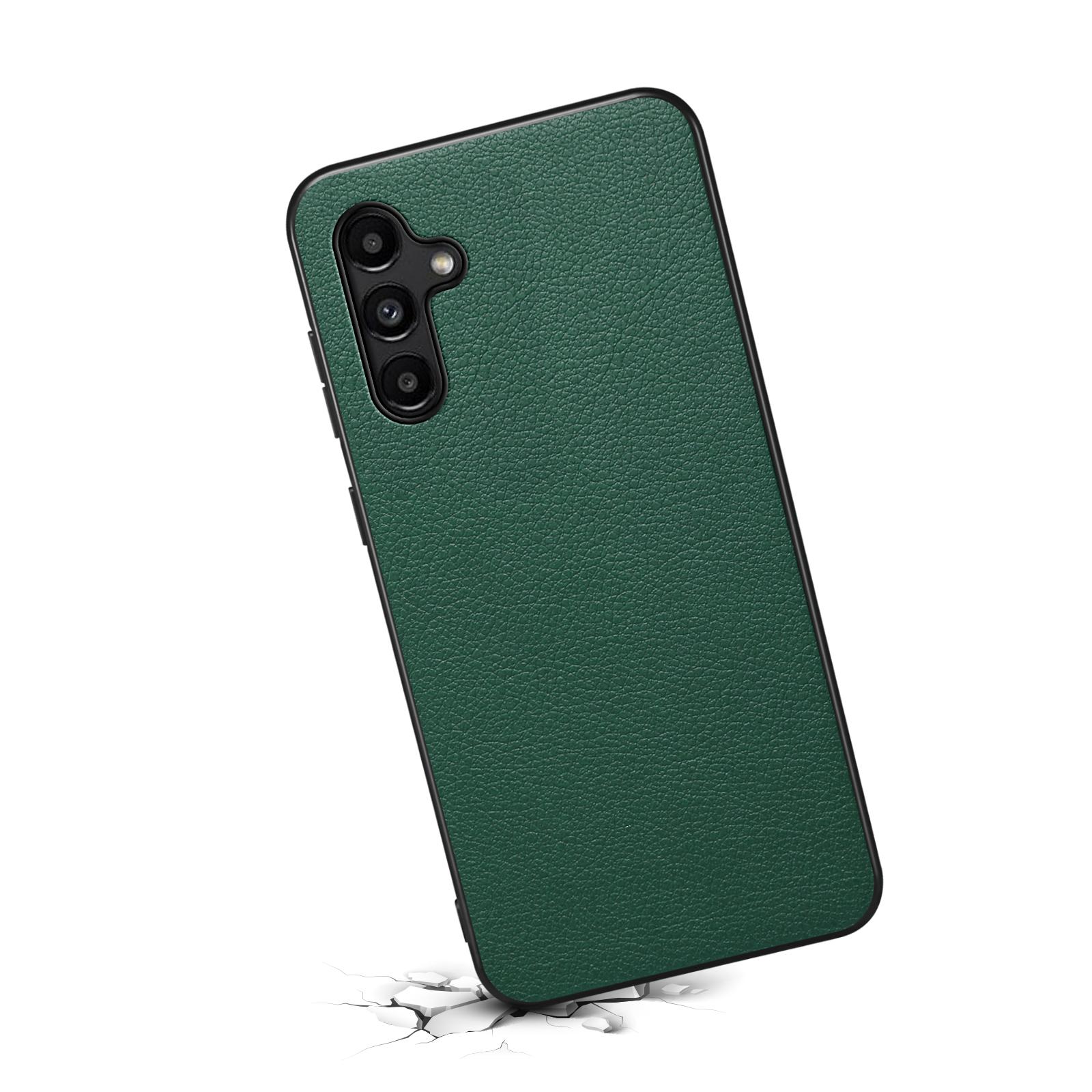 For Samsung Galaxy A15 4G/5G Case Hybrid Leather Coated PC+TPU Shookproof Protection Cover Orange
For Samsung Galaxy A15 4G/5G Case Hybrid Leather Coated PC+TPU Shookproof Protection Cover Orange