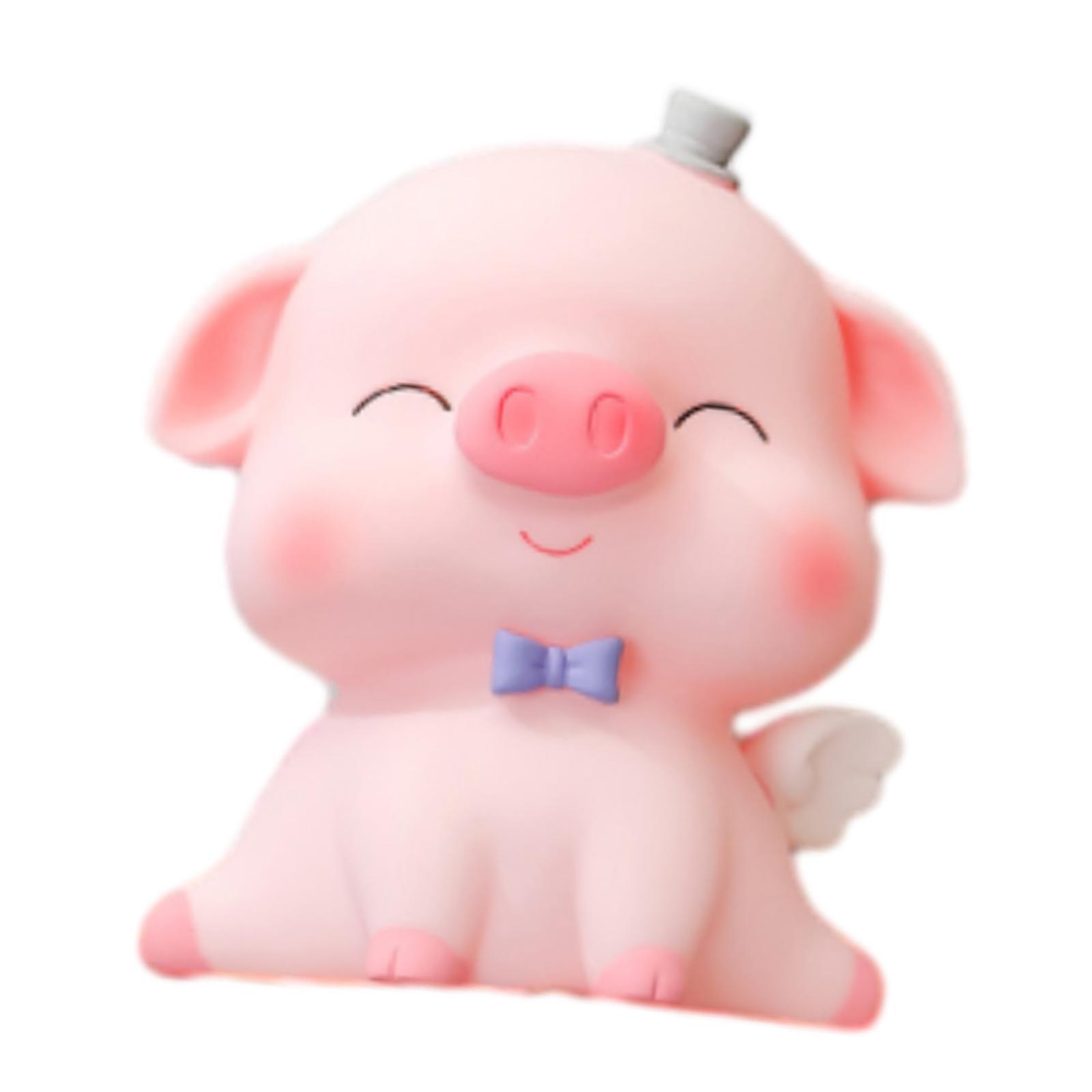 Pig Piggy Bank Crafts Decorative Gift Money Jar Round Edges Pig Statue Money Saving Box Ornament for Living Room Bedroom Kids
Pig Piggy Bank Crafts Decorative Gift Money Jar Round Edges Pig Statue Money Saving Box Ornament for Living Room Bedroom Kids